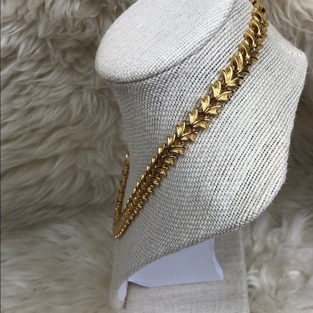 Vintage gold necklace - Picture 4 of 7
